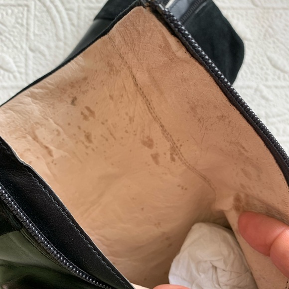 ALANNAH HILL Black Leather Beaded Feature Ankle Boots Sz 8 Heart Zip-Designer🤎 - Picture 6 of 16